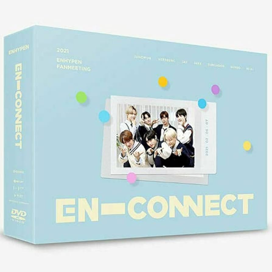 ENHYPEN 2021 FANMEETING EN-CONNECT DVD. 3p DVD CD(about 260